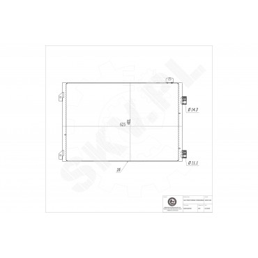 Condenseur de Climatisation Pour Renault Clio II Thalia I 8200245598 8200742595