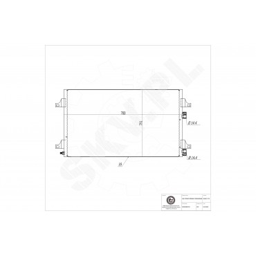 Condenseur de Climatisation Pour Renault Clio II Laguna VEL Satis 8200008763