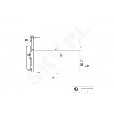 Condenseur de Climatisation Pour Renault Clio III Modus 8200443897 8200688393