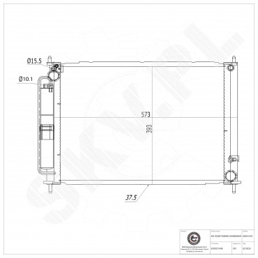 Condenseur de Climatisation Pour Renault Clio III Modus 8200221498 8200688387