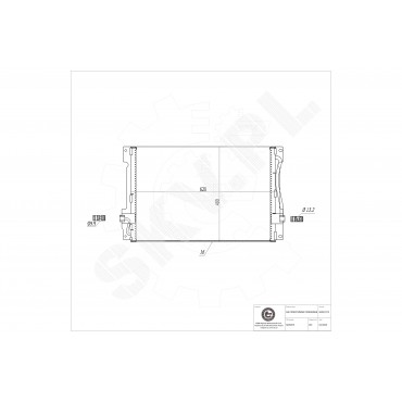 Condenseur de Climatisation Pour Renault Kangoo 7700301253 8200221131 8200708128