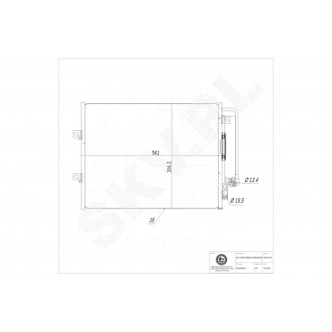 Condenseur de Climatisation Pour Renault Twingo II 8200448252 8660003445