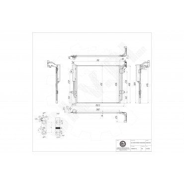 Condenseur de Climatisation Pour VW Sharan Seat Alhambra 7N0820411A 7N0820411B
