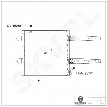 Condenseur de Climatisation Pour VW Lupo Polo Seat Arosa