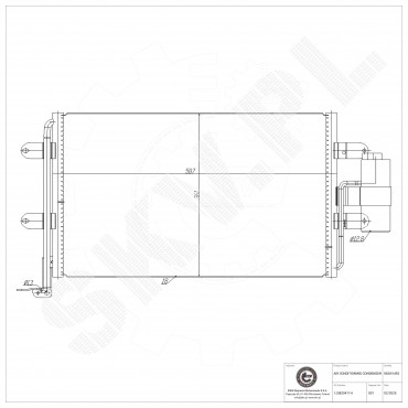 Condenseur de Climatisation Pour VW Bora Golf IV Seat Leon Toledo II