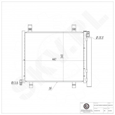 Condenseur de Climatisation Pour VW Seat Skoda 1S0816411 1S0820411B 1S0820411F