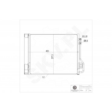Condenseur de Climatisation Pour Smart Fortwo 4515000054 4515000154 A4515000054