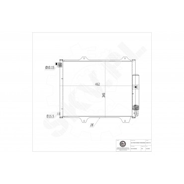 Condenseur de Climatisation Pour Suzuki Ignis II Subaru Justy II III