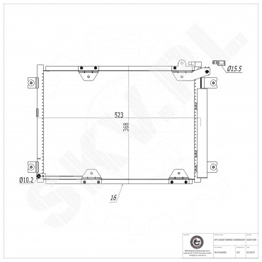Condenseur de Climatisation Pour Suzuki Grand Vitara I 9531065D00