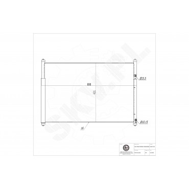 Condenseur de Climatisation Pour Suzuki Grand Vitara II 9531064JA0 9531064JA0000