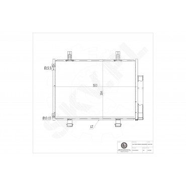 Condenseur de Climatisation Pour Suzuki Swift IV 9531068L00 9531068L10