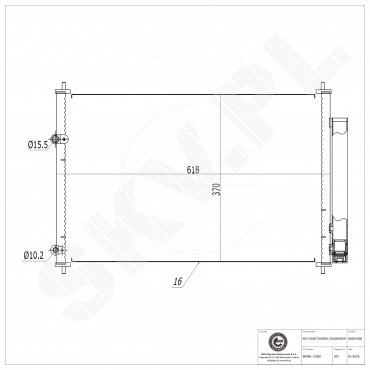 Condenseur de Climatisation Pour Toyota Auris Avensis Corolla Matrix 8845002280
