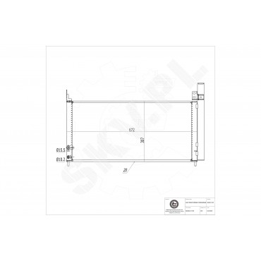 Condenseur de Climatisation Pour Toyota Auris Prius Plus 8846047150