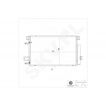 Condenseur de Climatisation Pour Toyota Avensis Corolla 8845005170 884500F140