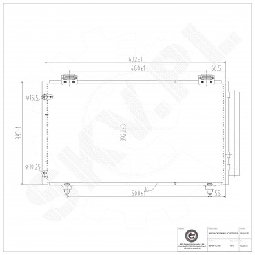 Condenseur de Climatisation Pour Toyota Corolla 8845002240 8845002260 8845002261