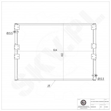 Condenseur de Climatisation Pour Toyota Land Cruiser 90 8846060240