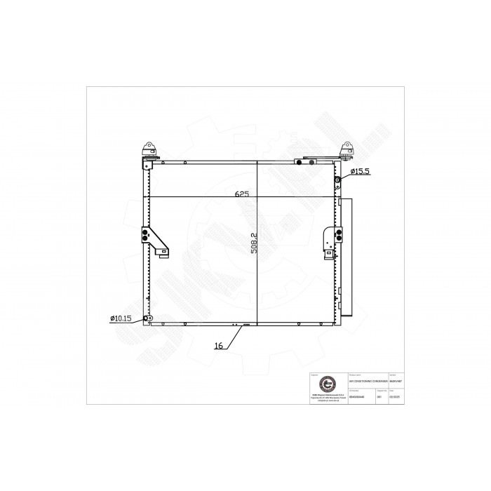 Condenseur de Climatisation Pour Toyota Land Cruiser Prado 8846060440