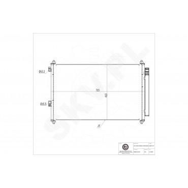 Condenseur de Climatisation Pour Toyota Previa III RAV 4 884600R010 884600R011