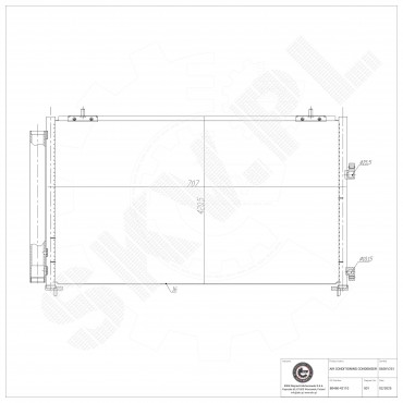 Condenseur de Climatisation Pour Toyota RAV 4 IV 884600R030 8846042110