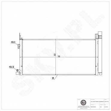 Condenseur de Climatisation Pour Toyota RAV 4 V 884A042040