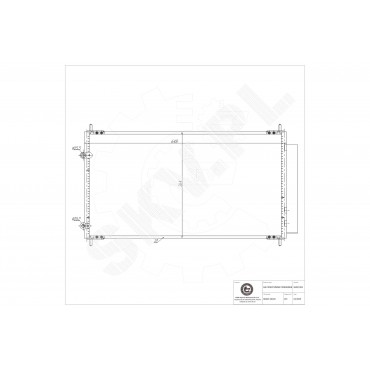 Condenseur de Climatisation Pour Toyota Yaris 884600D420 8846012590