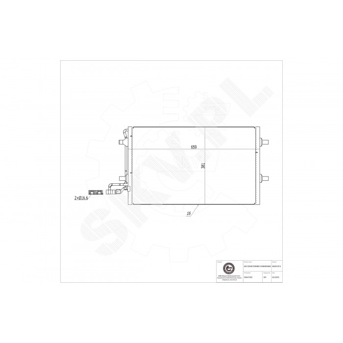 Condenseur de Climatisation Pour Volvo C30 S40 II V50 30647932 30661958 30755665