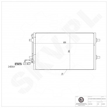 Condenseur de Climatisation Pour Volvo C30 S40 II V50 30647932 30661958 30755665