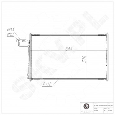Condenseur de Climatisation Pour Volvo C30 C70 II S40 V50 3129021 31292021