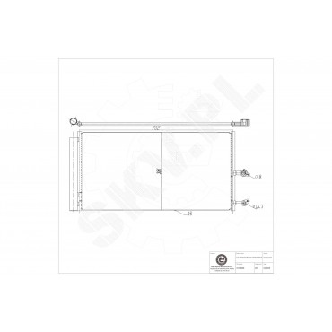 Condenseur de Climatisation Pour Volvo XC90 II 31338308 31439826 31686413