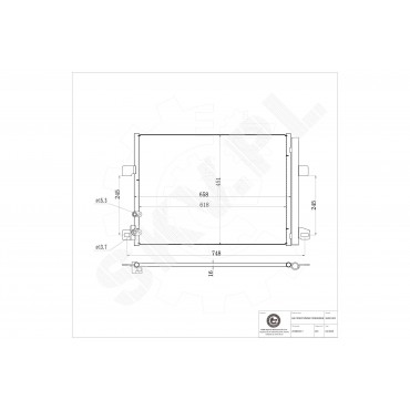 Condenseur de Climatisation Pour VW Amarok 2H0820411 2H0820411A 2H0820411B