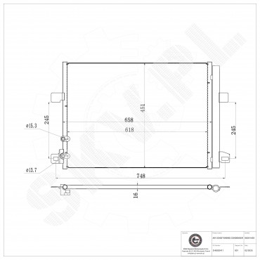 Condenseur de Climatisation Pour VW Amarok 2H0820411 2H0820411A 2H0820411B