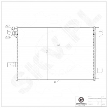 Condenseur de Climatisation Pour VW California T6 Camper Multivan VI 7E0820411G
