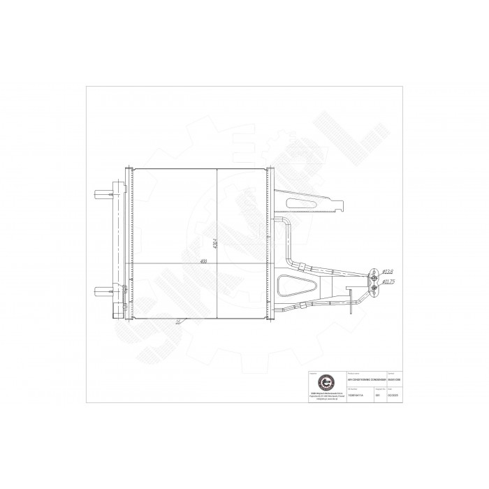 Condenseur de Climatisation Pour VW Load UP UP! 1S0816411A