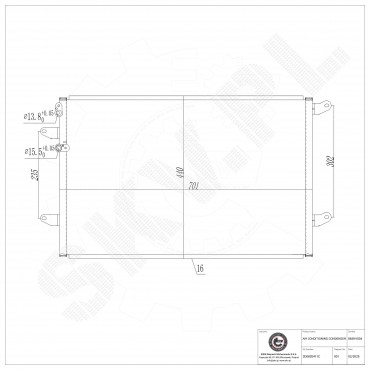 Condenseur de Climatisation Pour VW Phaeton 3D0820411C 3D0820411E 3D0820411G