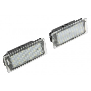 2 Lampe Feu de Plaque LED Pour Renault Opel Nissan 8200480127 4416659 2651000Q0A