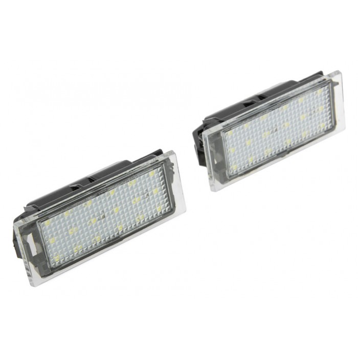 2 Lampe Feu de Plaque LED Pour Renault Opel Nissan 8200480127 4416659 2651000Q0A