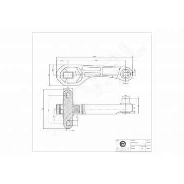 Support Moteur Arrière Pour Fiat Fiorino Linea Qubo 51813607