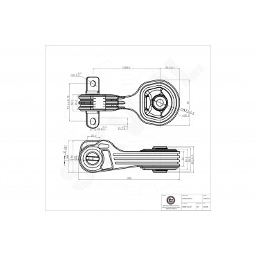 Support Moteur Arrière Pour Honda CR-V IV 50880T0AA81