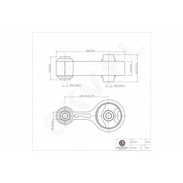 Support Moteur Arrière Pour Mazda 6 GJ6A39040A GJ6A39040B GR1A39040 GR1A39040A
