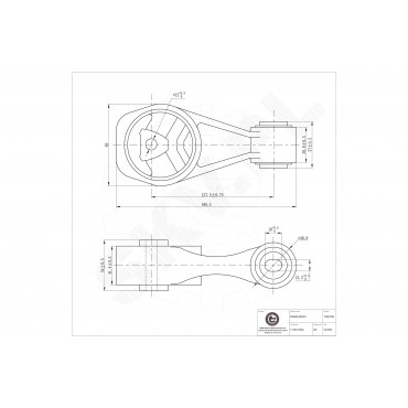 Support Moteur Arrière Droit Pour Nissan Bluebird Juke Pulsar 113501KC0A