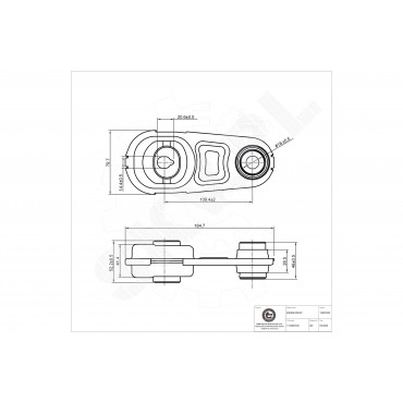 Support Moteur Arrière Pour Nissan Qashqai 112383734R