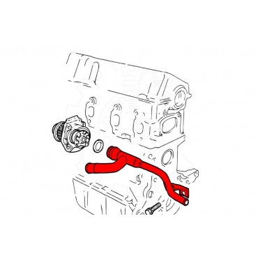 Durite d'Eau de Refroidissement Pour Opel Fiat Alfa Romeo Lancia 1334193 1450955