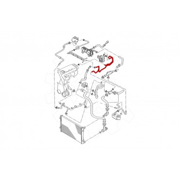 Durite d'Eau de Refroidissement Pour VW Bora Golf IV Audi Seat Skoda 1J0122447ER