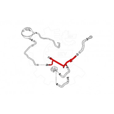 Durite d'Eau de Refroidissement Pour VW Audi Seat Skoda 06A121065CB 06A121065DH