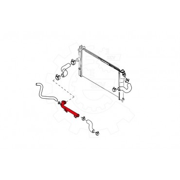 Durite d'Eau de Refroidissement Pour Chevrolet Aveo/Kalos Daewoo Lanos Nexia