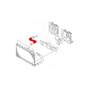 Durite d'Eau de Refroidissement Pour Subaru Forester Impreza 45161AG000