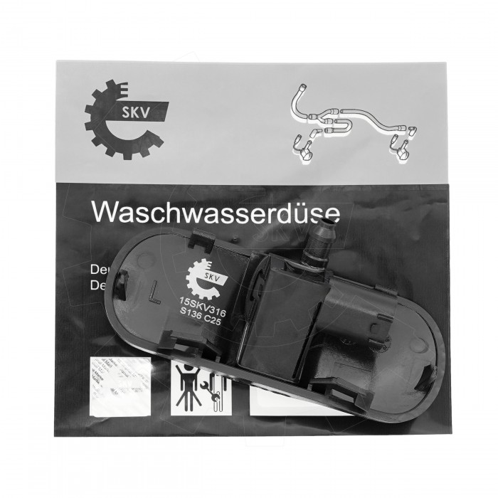 Gicleur de Lave Glace Avant Gauche Pour VW CC Passat Audi A1 A3 A4 A6 A8 Q7 TT