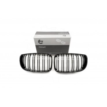 2 Grilles de Radiateur Pour BMW Série 1 E81 E87 51712150366 51712150367