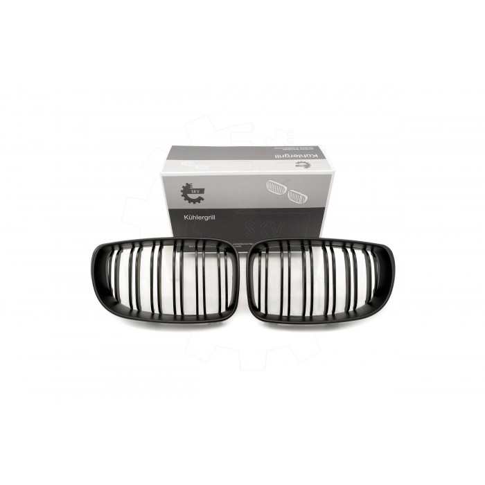 2 Grilles de Radiateur Pour BMW Série 1 E81 E87 51712150366 51712150367