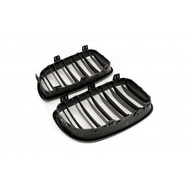 2 Grilles de Radiateur Pour BMW Série 1 E81 E87 51712150366 51712150367